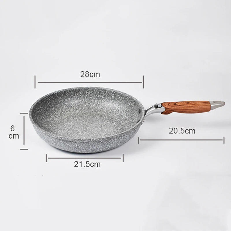 Ceramic Non-stick Frying Wok - Induction & Gas Compatible