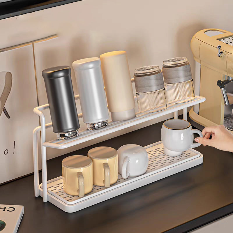Space-Saving Stainless Steel Bottle Drying Rack for Kitchen