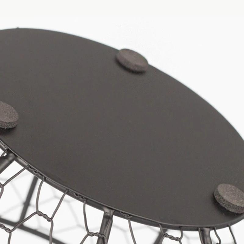 Egg Storage Basket - Durable Iron Farmhouse Decor