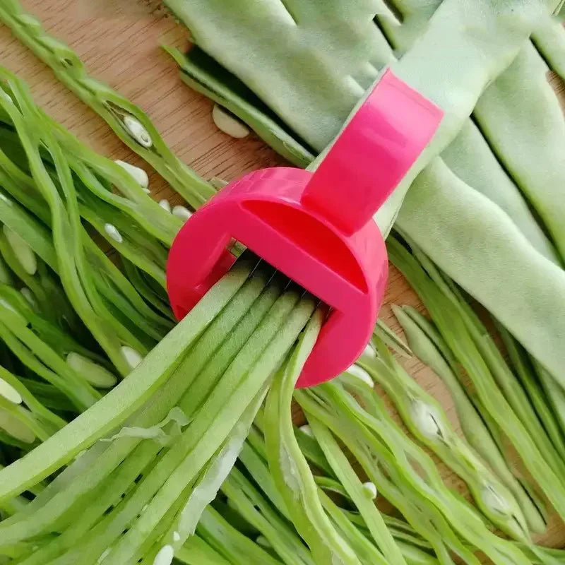 Bean Slicer Cutter - Stainless Steel Kitchen Gadget