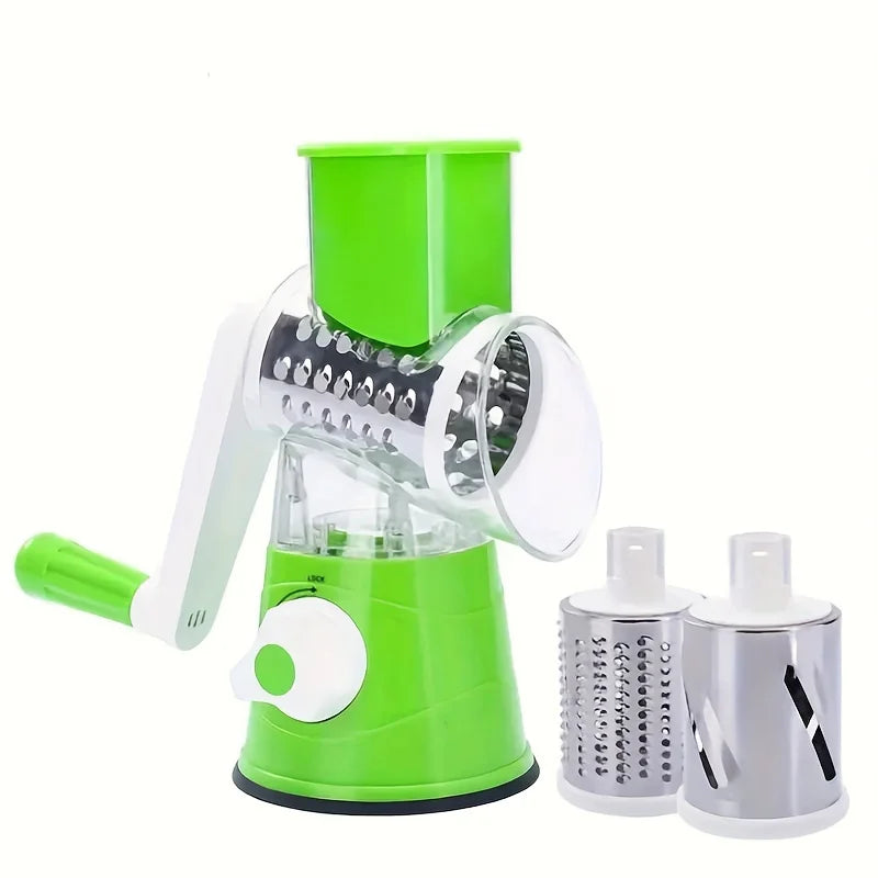Vegetable Slicer Grater - Efficient Drum Cutter for Fast Shreds