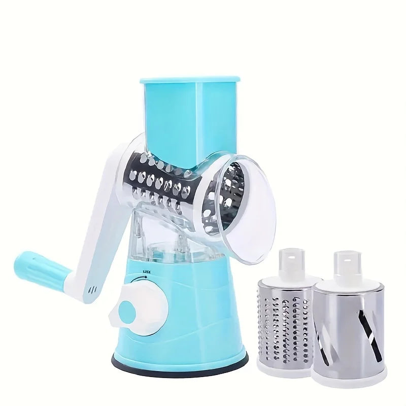 Vegetable Slicer Grater - Efficient Drum Cutter for Fast Shreds