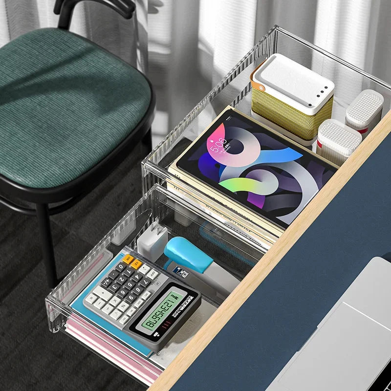 Pull-Out Under Desk Drawer: Invisible Storage Solution
