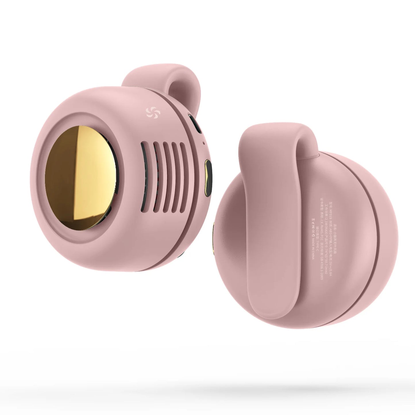 Portable Clip Fan 3-Speed USB Rechargeable Mini Whirlwind