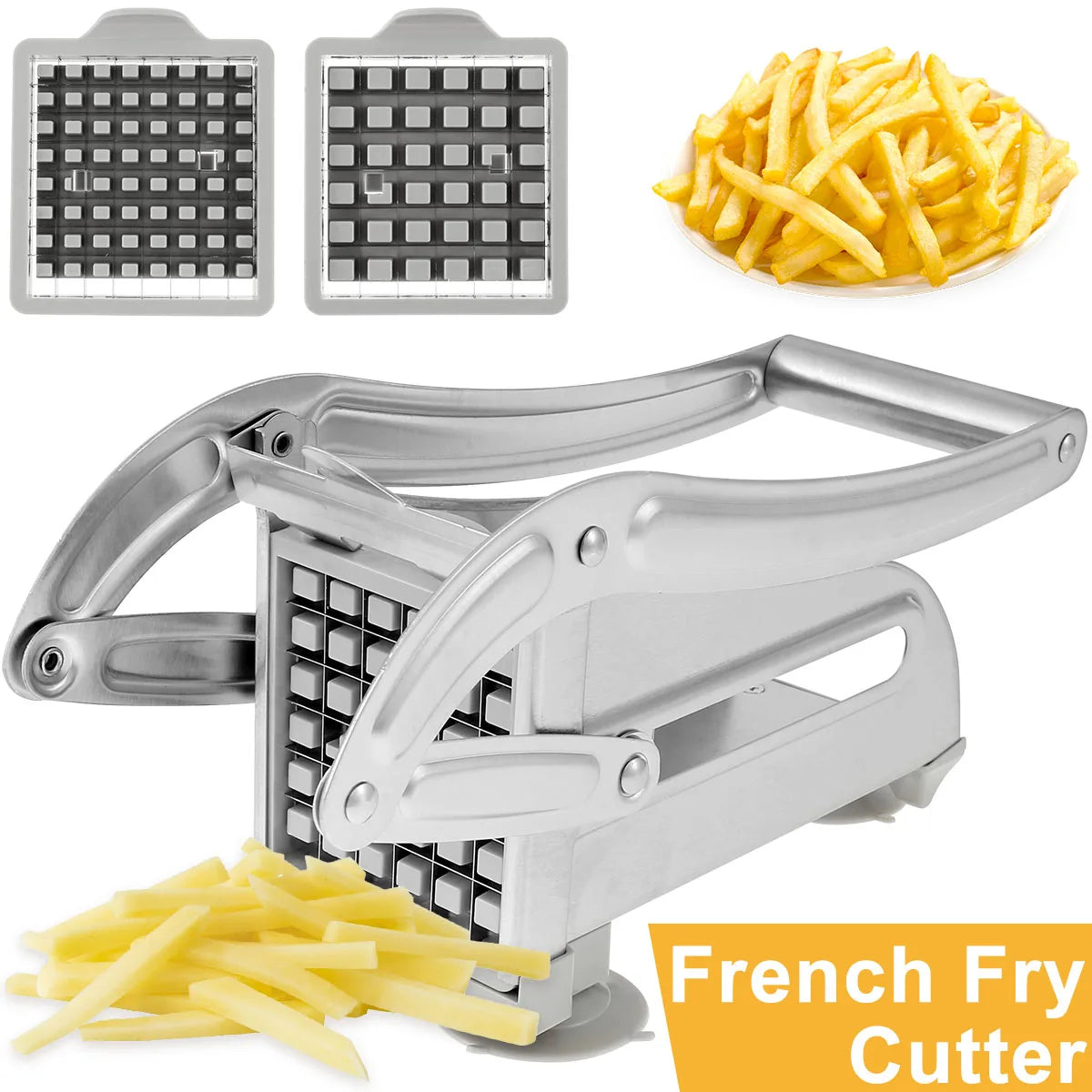 Stainless Steel Potato Cutter & French Fry Slicer