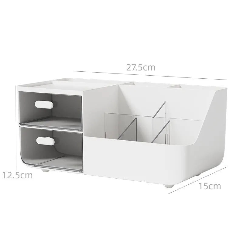 Desktop Storage Box: Cute Drawer Organizer for Office & Study