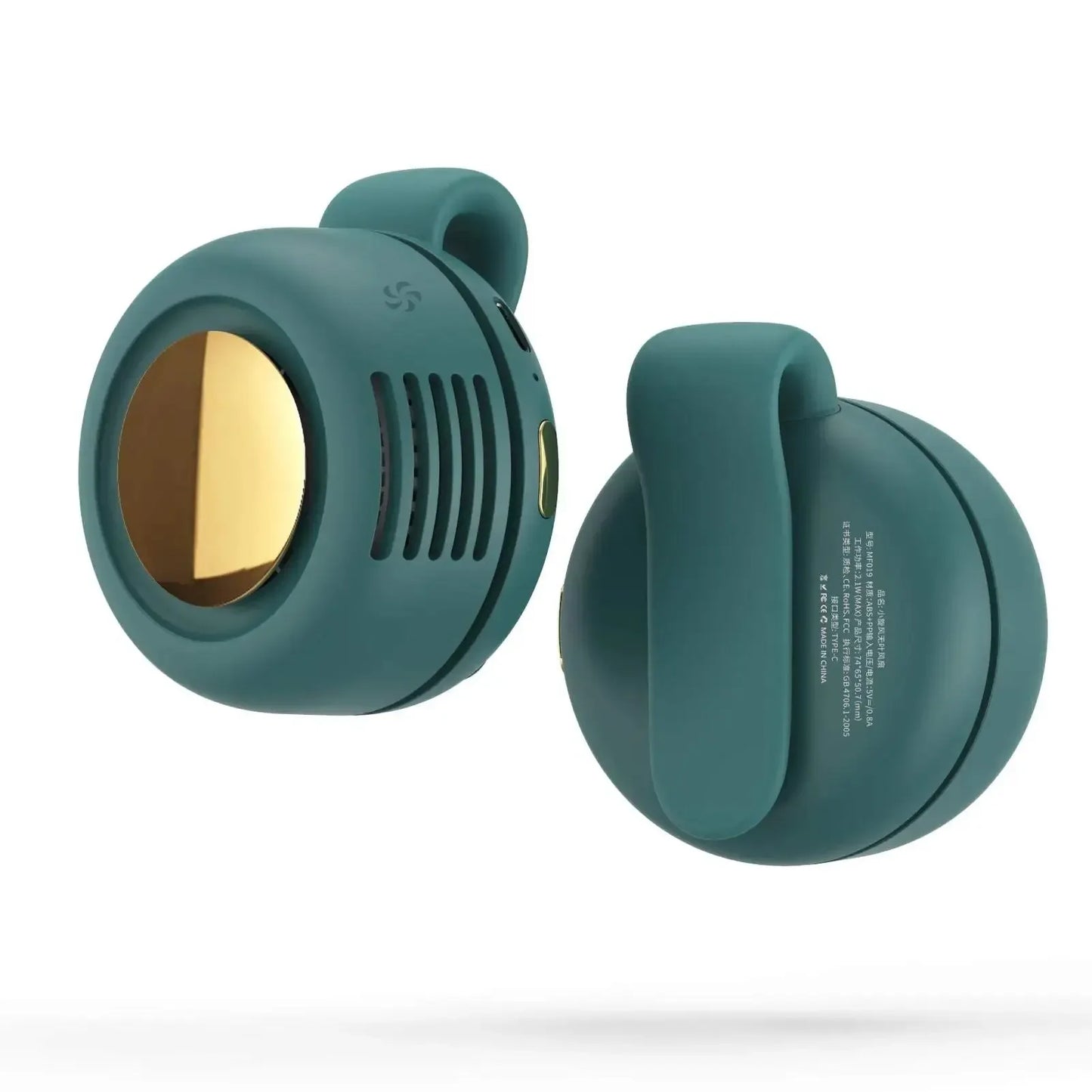 Portable Clip Fan 3-Speed USB Rechargeable Mini Whirlwind