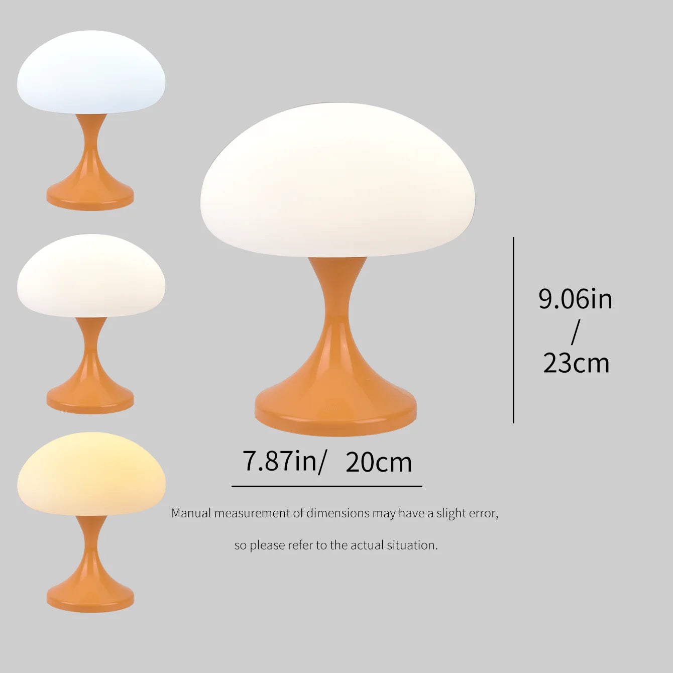 3-Mode Touch Mushroom Light - Perfect for Bedroom & Dining