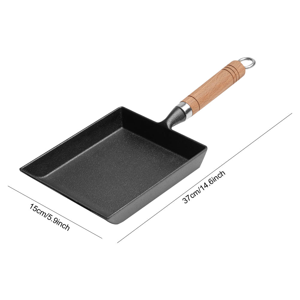 Cast Iron Non-Stick Egg Pan - Japanese Tamagoyaki Fryer