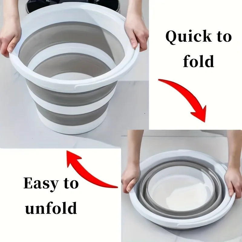 5L Multi-Purpose Folding Bucket - Perfect for Travel & Home