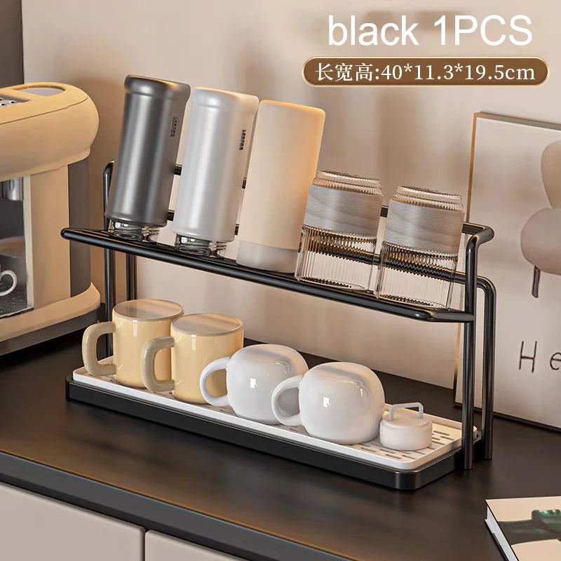 Space-Saving Stainless Steel Bottle Drying Rack for Kitchen