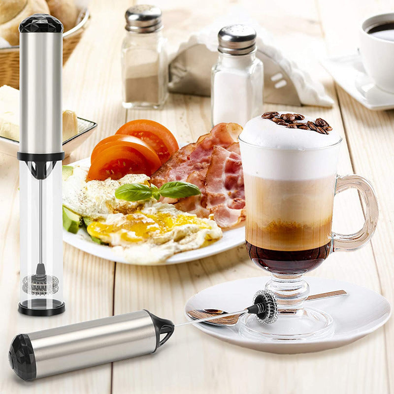 Electric Milk Frother Handheld Mini Coffee Foamer Whisk