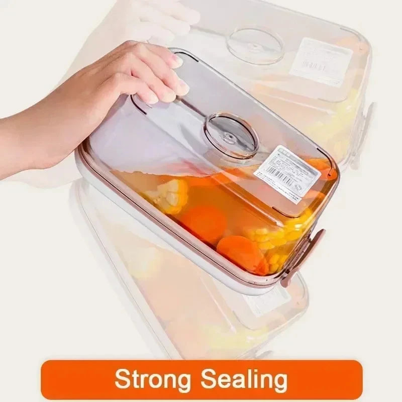 Transparent Vacuum Food Box - Sealed Fresh-Keeping Solution