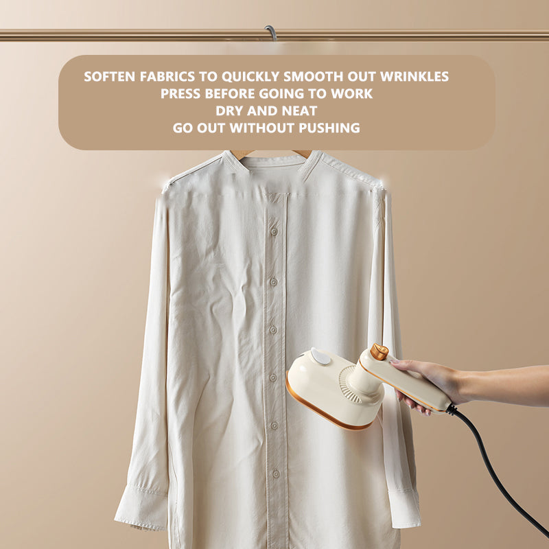 Handheld Mini Steam Iron - Portable Travel Clothes Iron