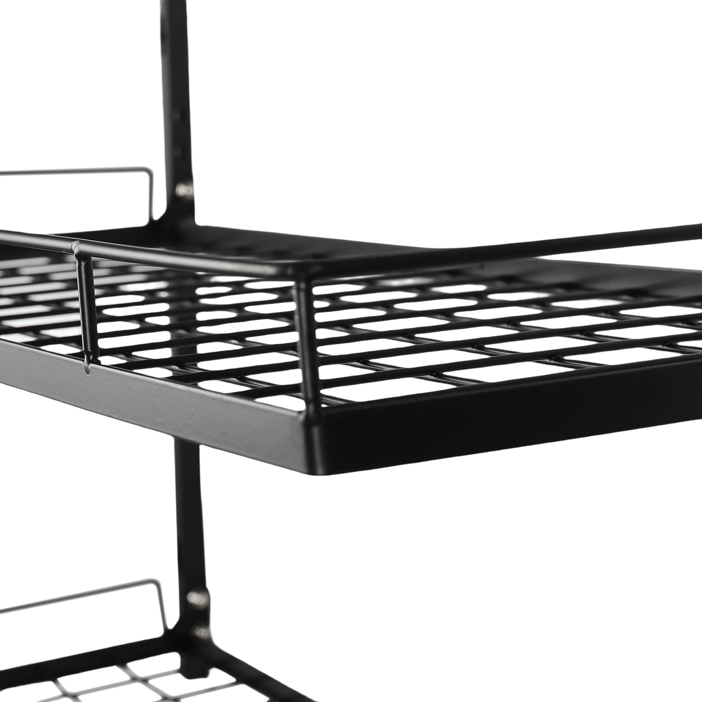 2 Tier Hanging Pot Rack - Space-Saving Kitchen Storage