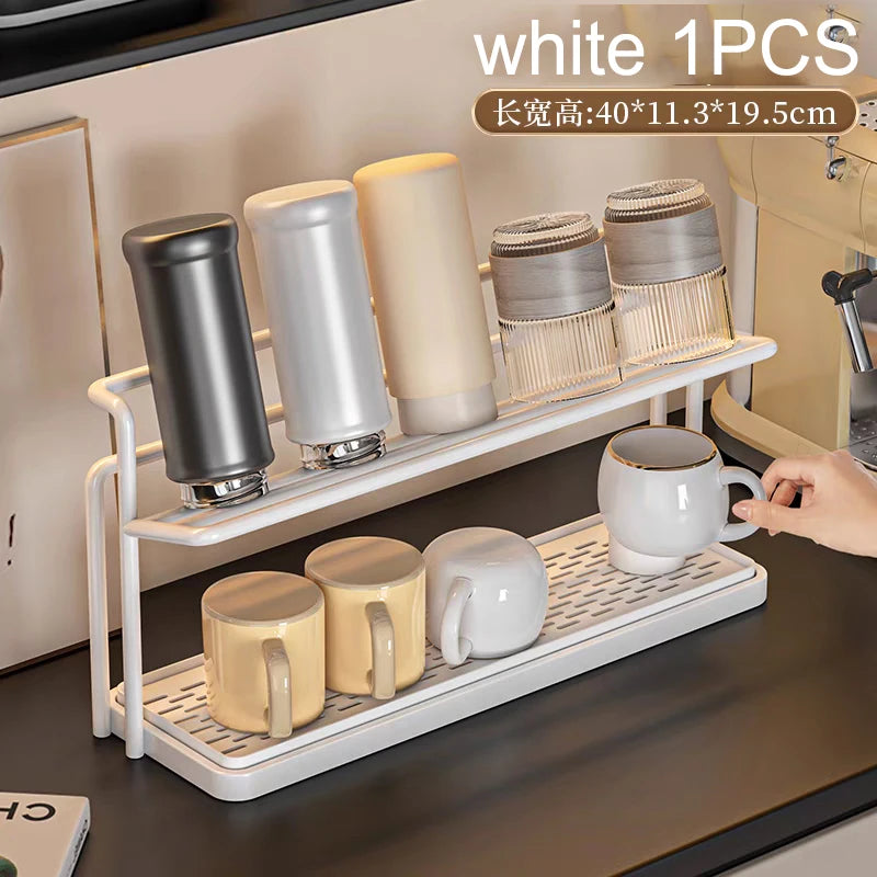 Space-Saving Stainless Steel Bottle Drying Rack for Kitchen