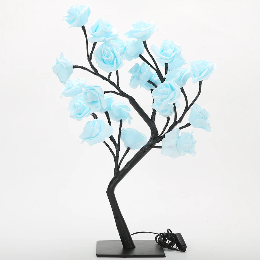 LED Rose Tree Lamp USB - Romantic Home & Party Decor