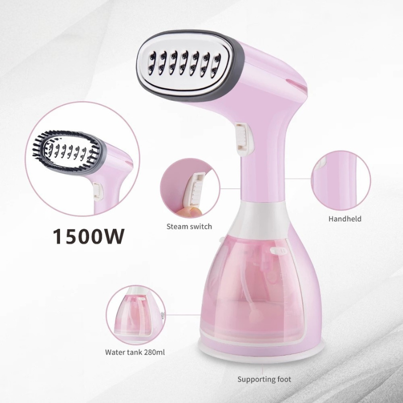 Handheld Garment Steamer 1500W - Fast-Heat Fabric Iron