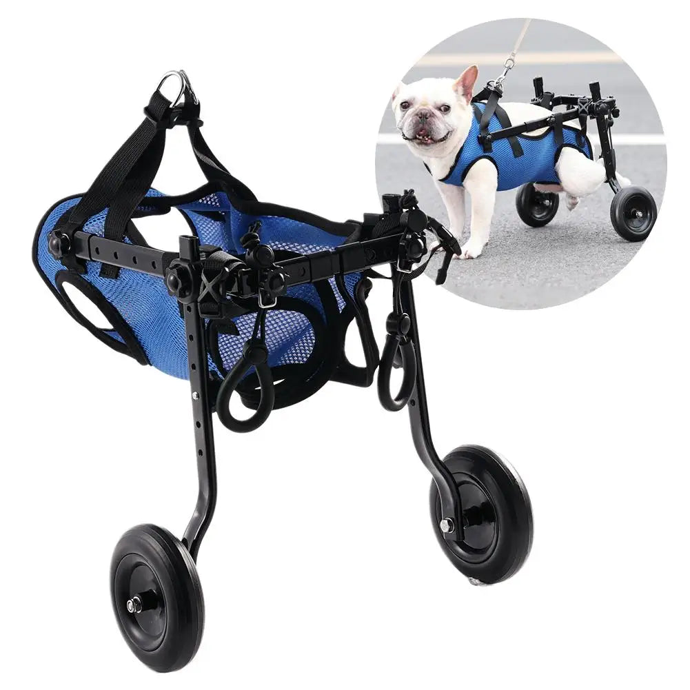 Adjustable Dog Wheelchair for Back Legs – Rear Support Mobility Cart for Small, Medium & Large Dogs