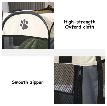 Portable Foldable Pet Playpen for Dogs & Cats