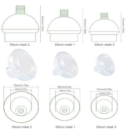 Pet Inhaler Spacer with Silicone Masks – Aerosol Chamber for Dogs & Cats