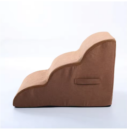 Non-Slip Dog Stairs for Sofa & Bed – High-Density Foam Pet Steps for Small & Medium Dogs