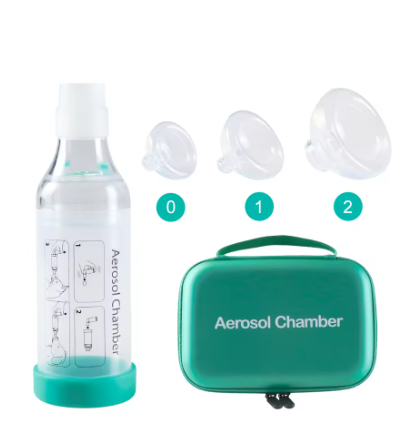 Pet Inhaler Spacer with Silicone Masks – Aerosol Chamber for Dogs & Cats