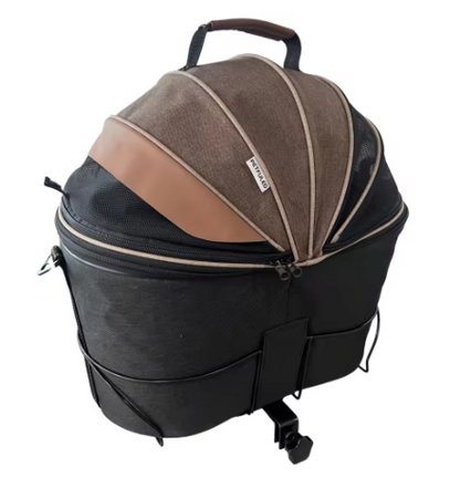 Portable Pet Bike Basket Carrier for Small Dogs & Cats – Padded Bicycle Travel Carrier