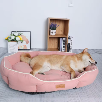 Orthopedic Plush Dog Bed