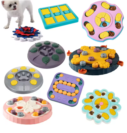 Interactive Dog Puzzle Toy – Slow Feeder & Treat Dispensing IQ Training Game