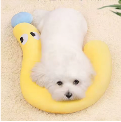 Cozy Pet Neck Support Pillow – Soft Plush Head & Neck Cushion for Small Dogs