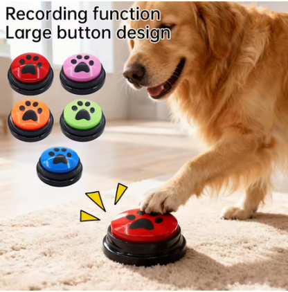 Pet Communication Button – Recordable Talking Button for Dog & Cat Training