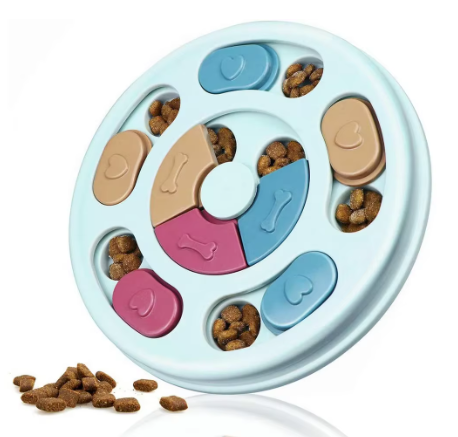 Interactive Dog Puzzle Toy – Slow Feeder & Treat Dispensing IQ Training Game