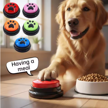 Pet Communication Button – Recordable Talking Button for Dog & Cat Training