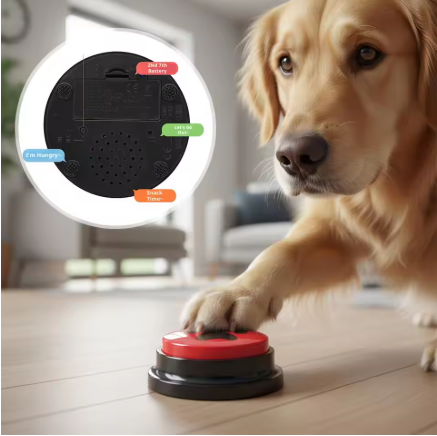 Pet Communication Button – Recordable Talking Button for Dog & Cat Training