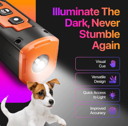 Ultrasonic Dog Training & Bark Control Device