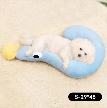 Cozy Pet Neck Support Pillow – Soft Plush Head & Neck Cushion for Small Dogs