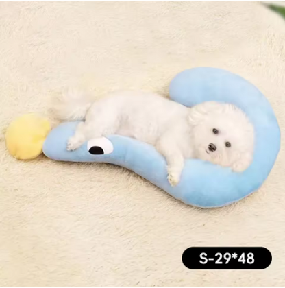 Cozy Pet Neck Support Pillow – Soft Plush Head & Neck Cushion for Small Dogs