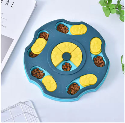 Interactive Dog Puzzle Toy – Slow Feeder & Treat Dispensing IQ Training Game