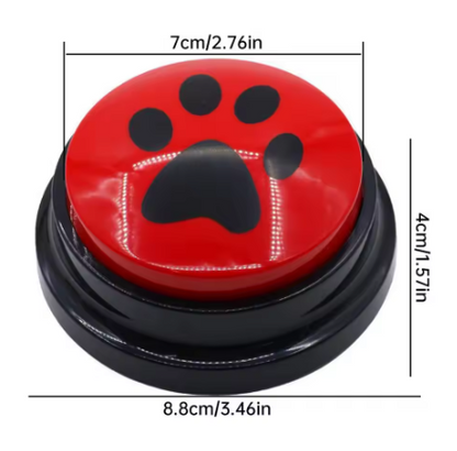 Pet Communication Button – Recordable Talking Button for Dog & Cat Training