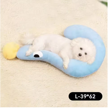 Cozy Pet Neck Support Pillow – Soft Plush Head & Neck Cushion for Small Dogs