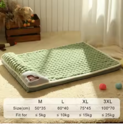 Orthopedic Cooling Dog Bed Mat – Washable Non-Slip Pet Mattress for Small, Medium & Large Dogs