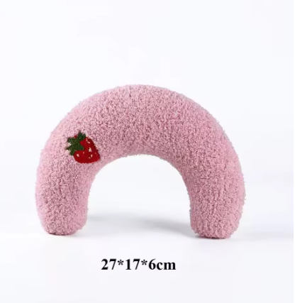 Cozy Pet Neck Support Pillow – Soft Plush Head & Neck Cushion for Small Dogs