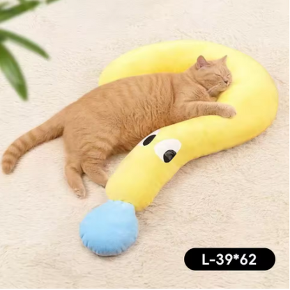 Cozy Pet Neck Support Pillow – Soft Plush Head & Neck Cushion for Small Dogs