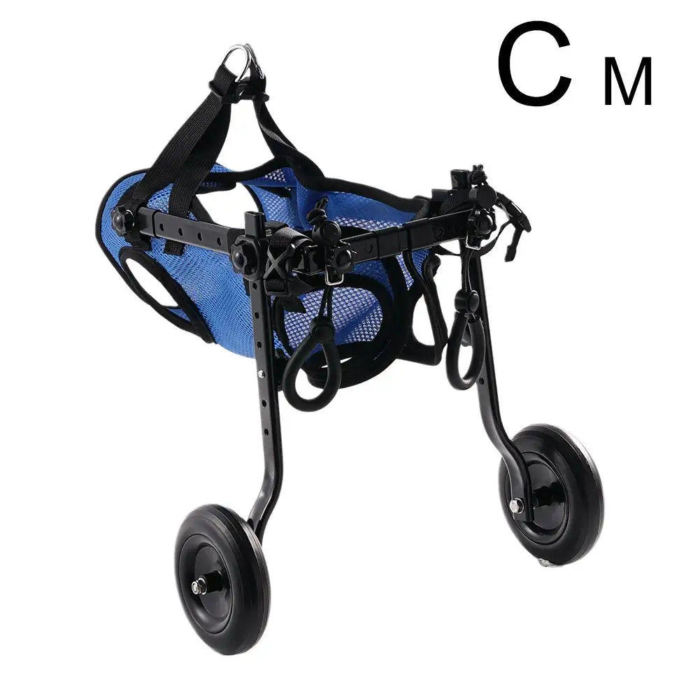 Adjustable Dog Wheelchair for Back Legs – Rear Support Mobility Cart for Small, Medium & Large Dogs