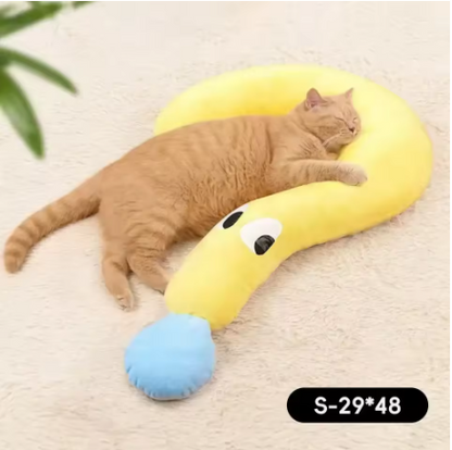 Cozy Pet Neck Support Pillow – Soft Plush Head & Neck Cushion for Small Dogs
