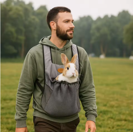 Breathable Pet Carrier Backpack for Small Dogs & Cats – Comfortable Hands-Free Travel Bag