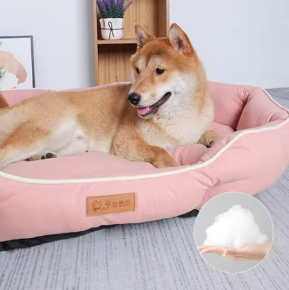 Orthopedic Plush Dog Bed