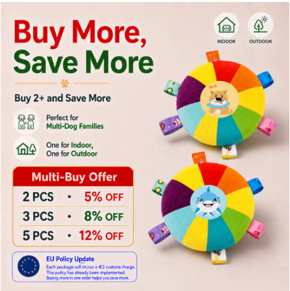 Interactive Plush Dog Toy with Bell for Puppies & Small Dogs | Bite-Resistant Fleece Chew Toy