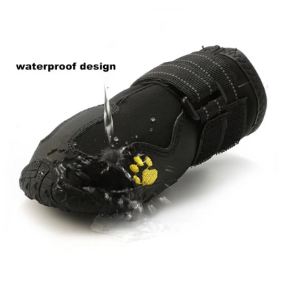 Waterproof Anti-Slip Dog Boots – Protective Outdoor Paw Shoes for Large & Medium Dogs (Set of 4)